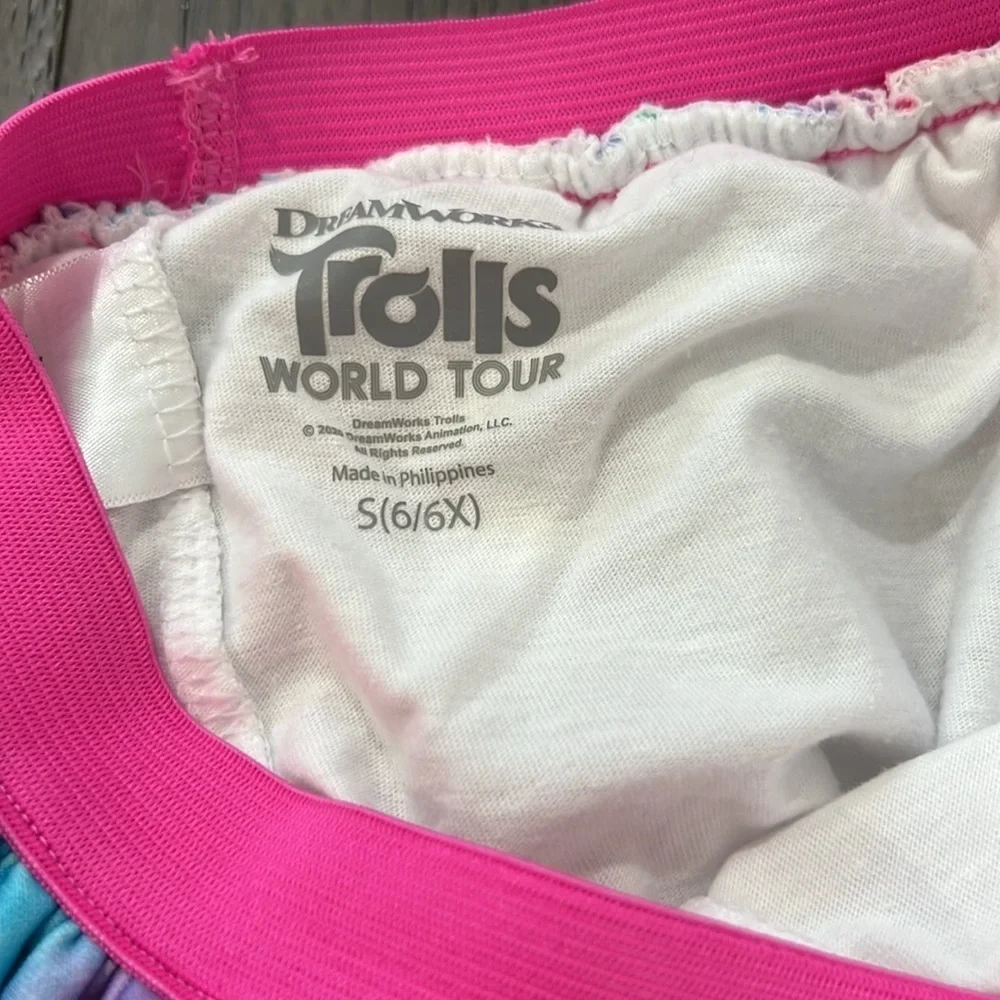 NWOT! Trolls world tour tie-dye outfit